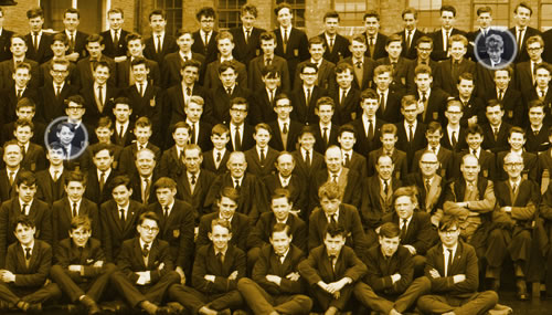 Milton and Robert Plant school photo